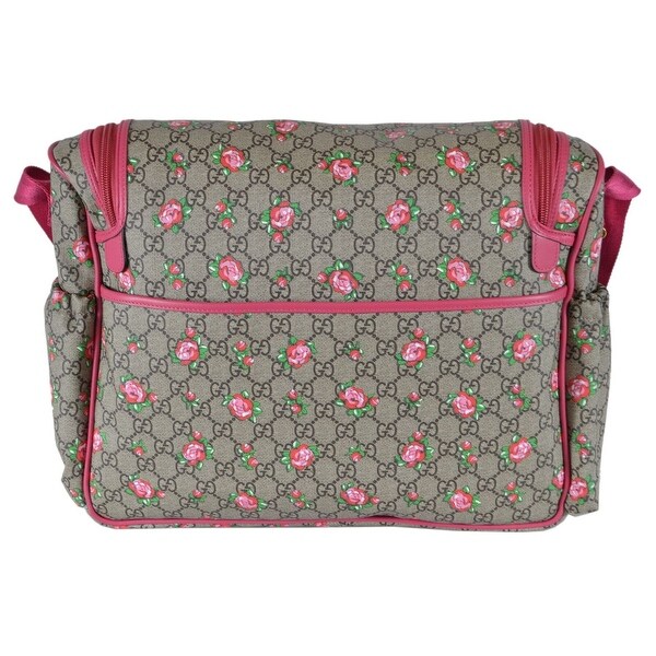 gucci mum gg flowers backpack diaper bag