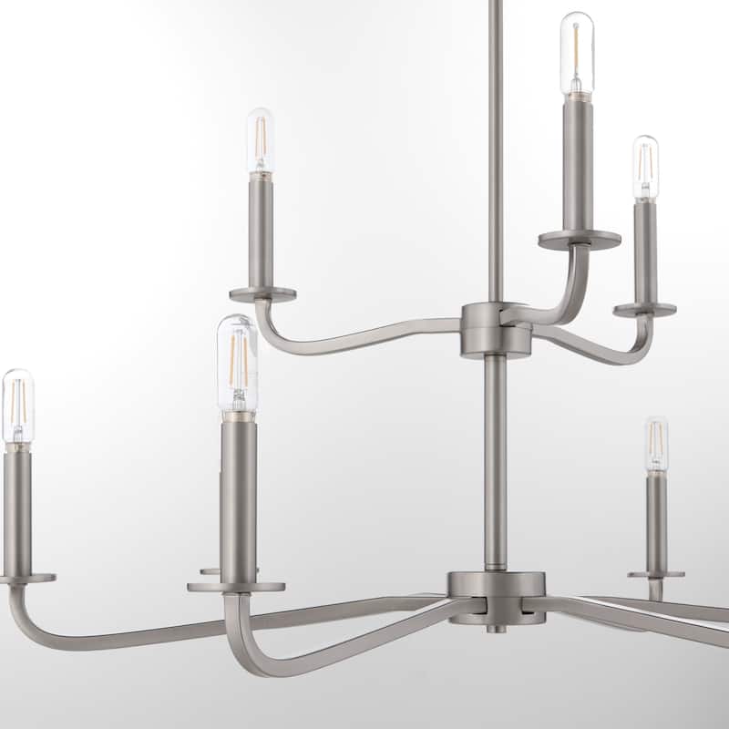 Quorum International 6307-9 Rutherford 9 Light 29" Wide Taper Candle