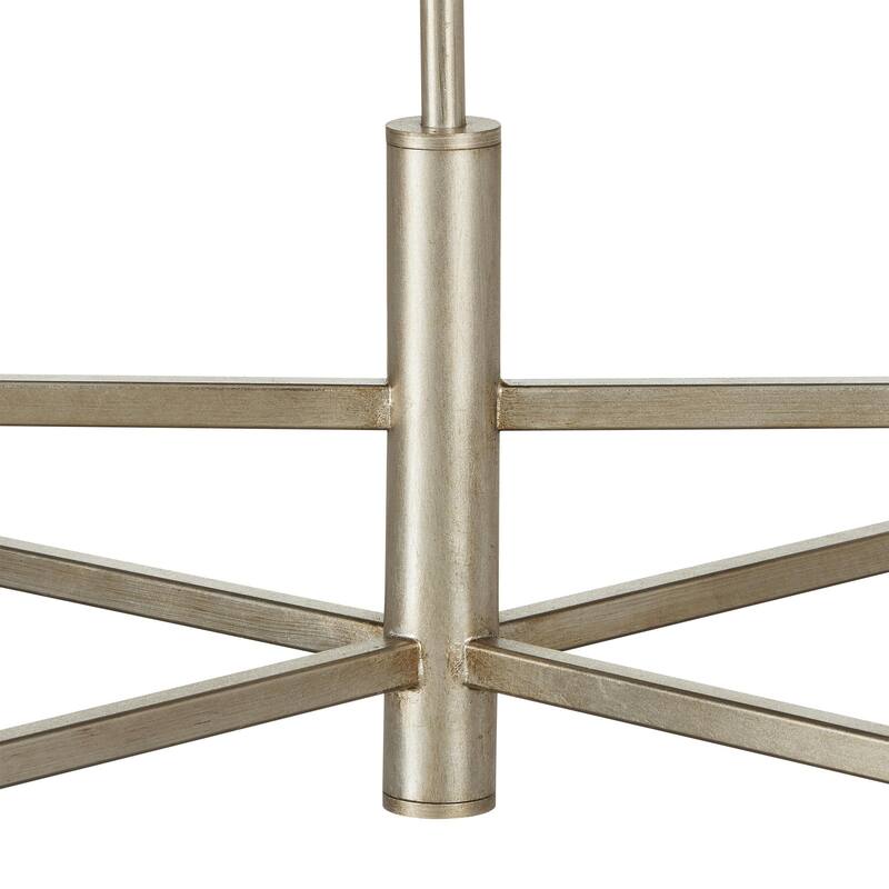 Currey & Company Courante Silver Chandelier - 25.5"h x 44.75"w x 15"d