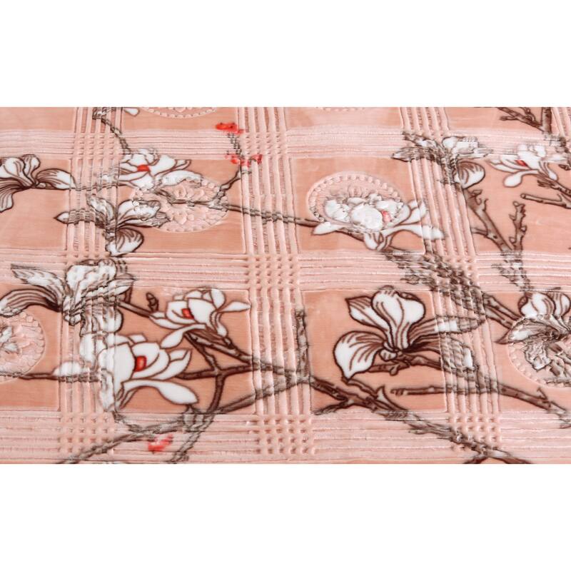 Empyrean Velvet 2 Ply Heavy Reversible Printed Raschel Blanket