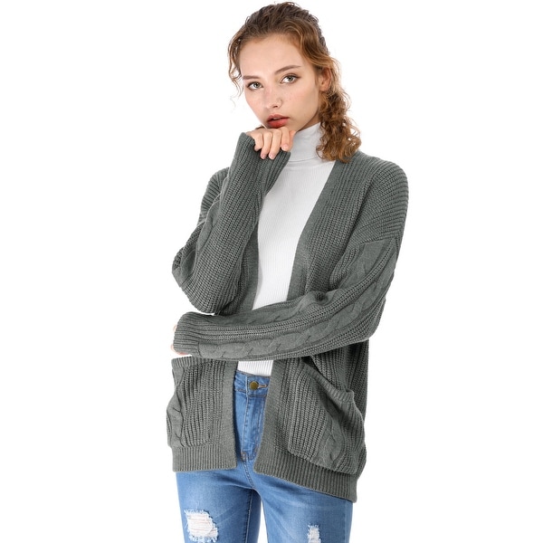 grey cardigan sweater womens