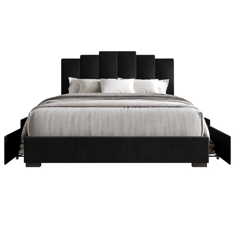 Yuma Upholstered Storage Platform Bed
