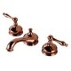 preview thumbnail 5 of 5, 26" W Oval Biscuit Pedestal Bathroom Sink Porcelain Basin, Pedestal Leg, 8" Faucet, Drain, and Overflow Renovators Supply