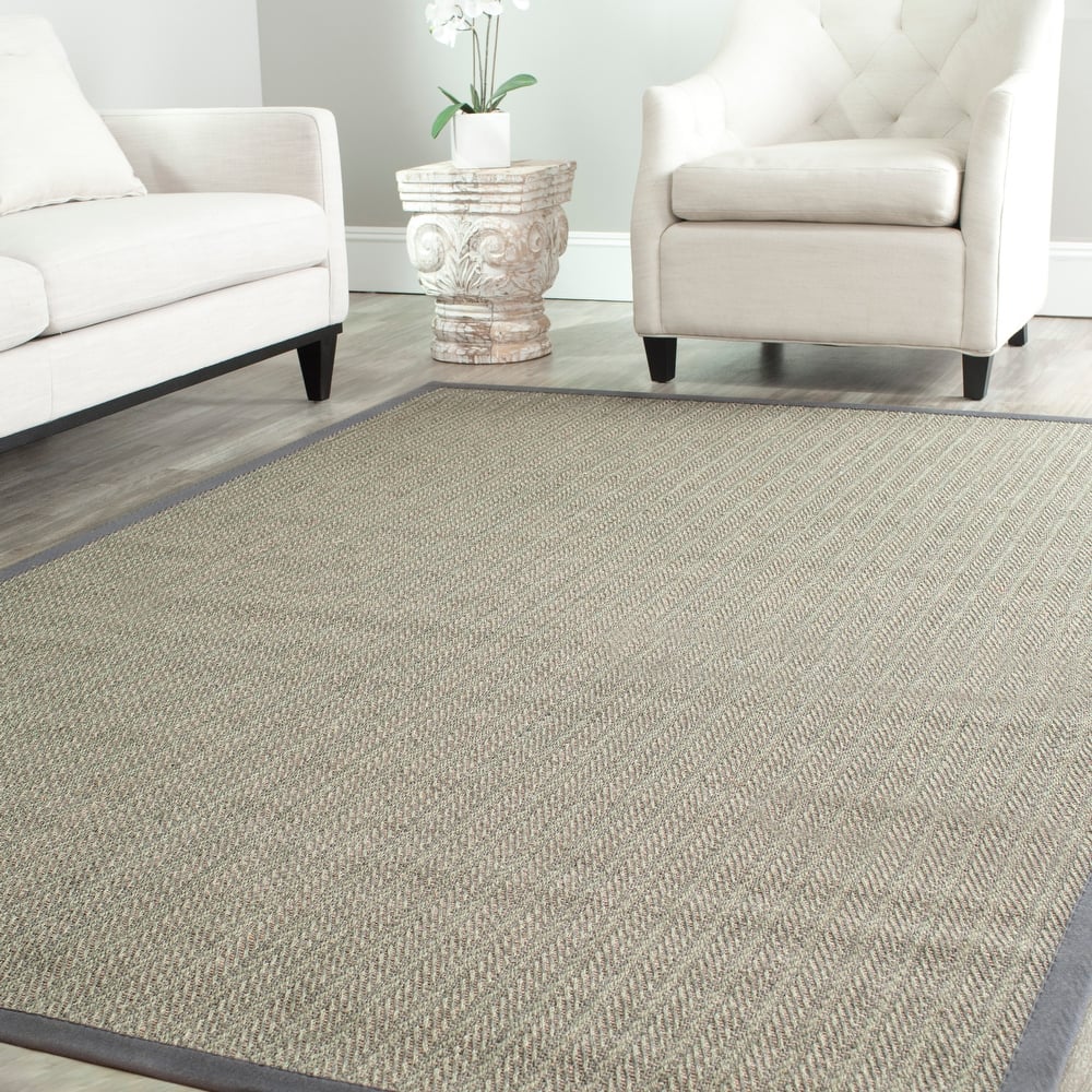 SAFAVIEH Handmade Natural Fiber Hildeburg Border Sisal Rug