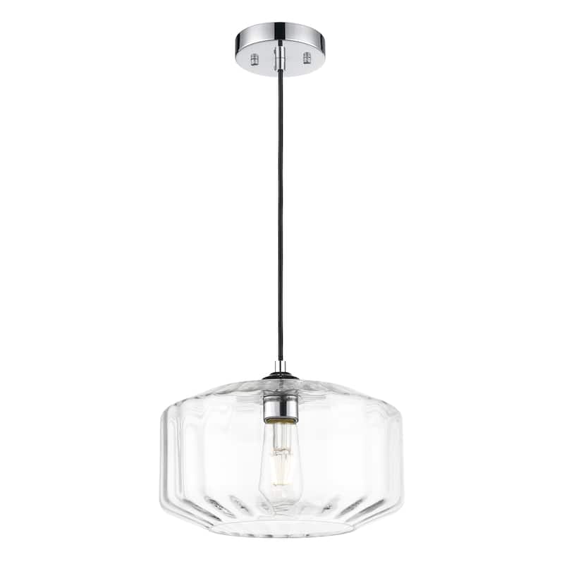 Light Society Knox Pendant Light - Chrome/Clear - Chrome/Clear