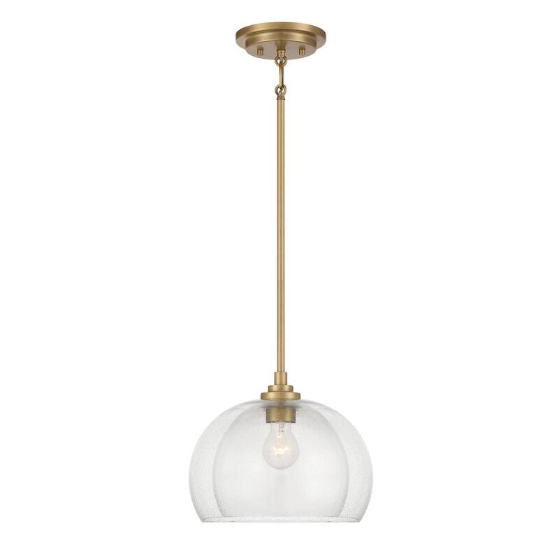 Minka Lavery 2725 Glint 12" Wide Pendant / Converts to Semi-Flush