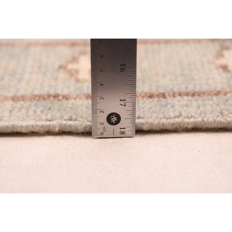 ECARPETGALLERY Hand-knotted Jules Serapi Light Blue Wool Rug - 8'2 x 10'0