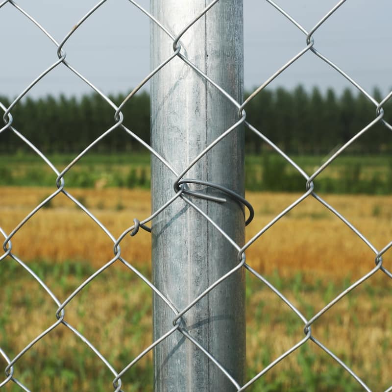 ALEKO Galvanized Steel 4 x 50 feet Chain Link Fence Fabric, 11.5-AW Gauge