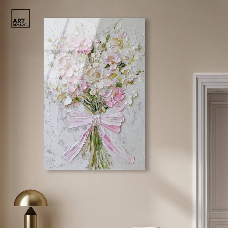 Layered Lily Acrylic by Art Remedy, Ready to Hang