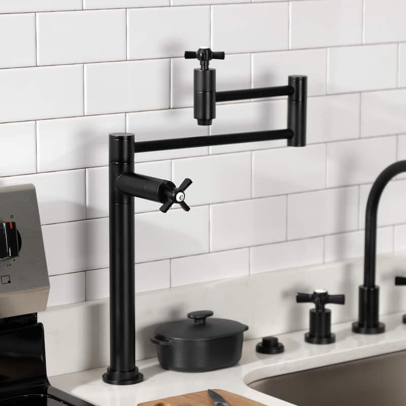 Millennium Two-Handle 1-Hole Deck Mount Pot Filler Faucet