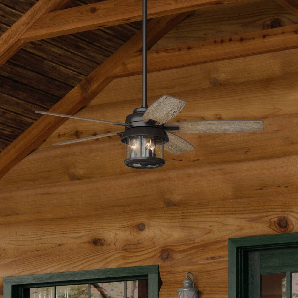 Hunter 52" Coral Bay Outdoor Ceiling Fan with Light