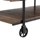 preview thumbnail 7 of 25, Hyssop Farmhouse 47-inch Metal 1-Shelf Console Table by Furniture of America