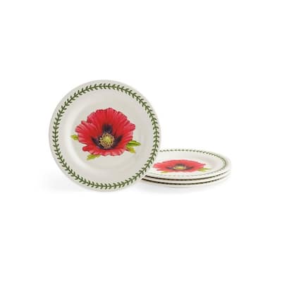 Portmeirion Botanic Garden Set of 4 Salad-Dessert Plates - 8 in