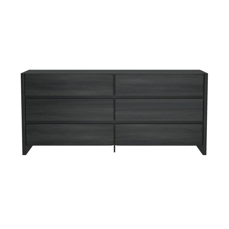 Manhattan Comfort Linda Modern 6 Drawer Double Wide Dresser
