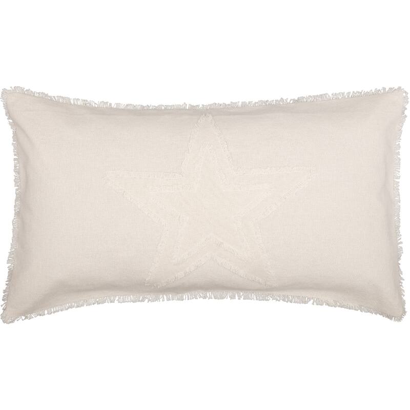 Burlap Star Sham