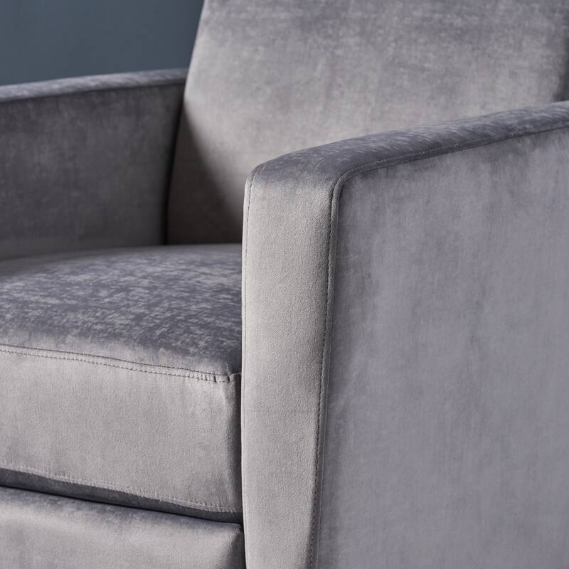 Brightwood High Leg Push-back Recliner with Stainless Steel Legs by Christopher Knight Home