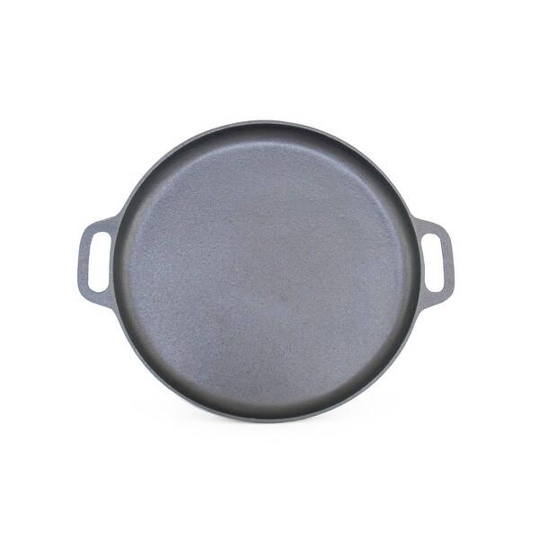 Shop Forhauz Pre Seasoned Cast Iron Griddle Pizza Pan Round