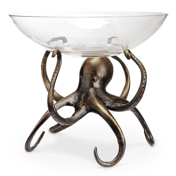 Spi Octopus Bowl - 10 X 12 X 12 inches