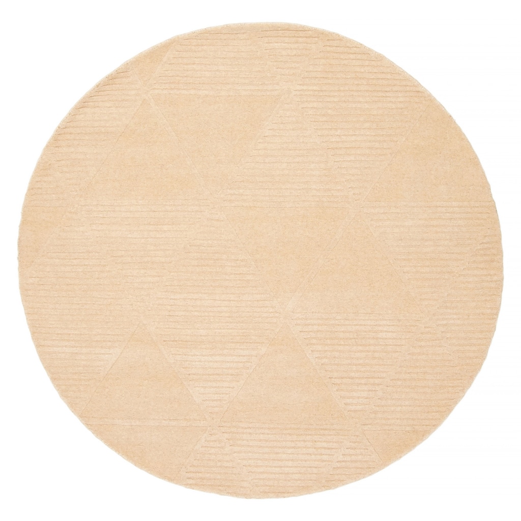 Kashkuli Gabbeh Beige Rug 5'4" x 5'4" - 5'4 x 5'4