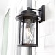 preview thumbnail 3 of 1, Quorum International Charter Single Light 19" Tall Outdoor Wall Sconce