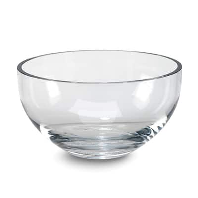 Curata Lead-Free Optic Crystal 6.5inch Simon Salad Bowl