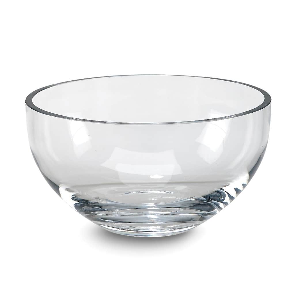 Curata Lead-Free Optic Crystal 6.5inch Simon Salad Bowl