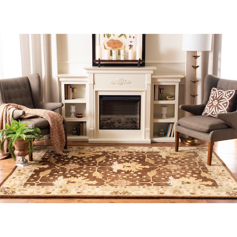 SAFAVIEH Handmade Anatolia Masami Traditional Oriental Hand-spun Wool Rug