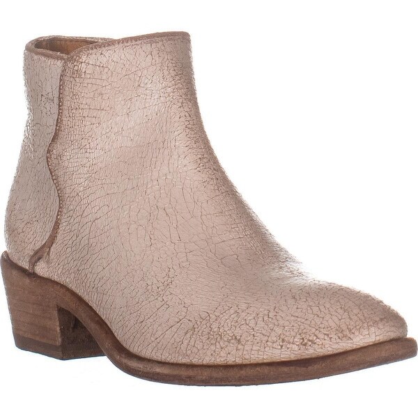 frye white ankle boots