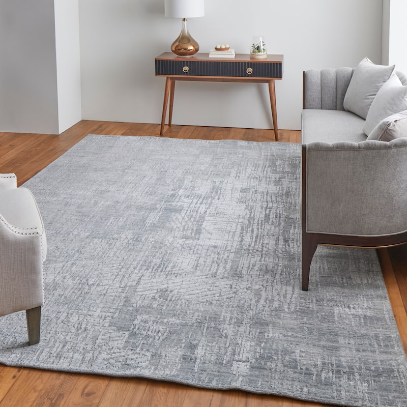 Grand Bazaar Kinton Hand Woven Abstract Modern Area Rug