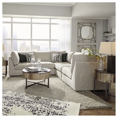Signature Design by Ashley Kellway Bisque 5-Piece Sectional - 153" W x 39" D x 39" H