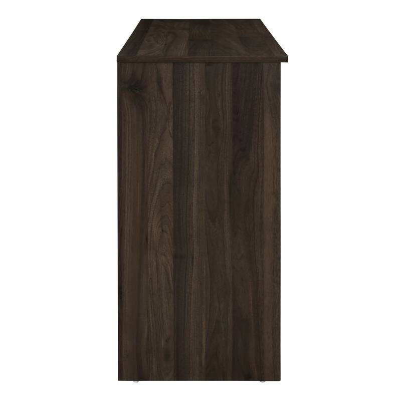 Oval Rattan Doors Sideboard with Adjustable Shelves