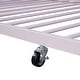 preview thumbnail 14 of 12, Twin Metal Platform Bed with Trundle & House-Shaped Headboard, Pink