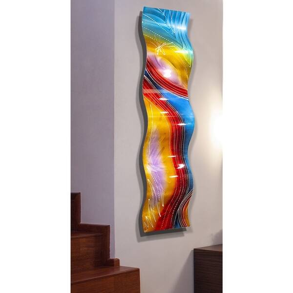 Shop Statements2000 Rainbow Abstract Metal Wall Art Hanging