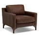 preview thumbnail 23 of 55, Poly & Bark Sorrento 35" Lounge Chair - Full Grain Genuine Italian Leather