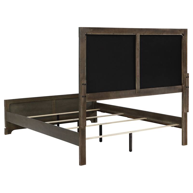 Gran Park Panel Bed Dark Cocoa