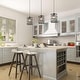 preview thumbnail 11 of 17, The Gray Barn Farmhouse Rustic 1-Light Dimmable Pendant Lights for Kitchen Island