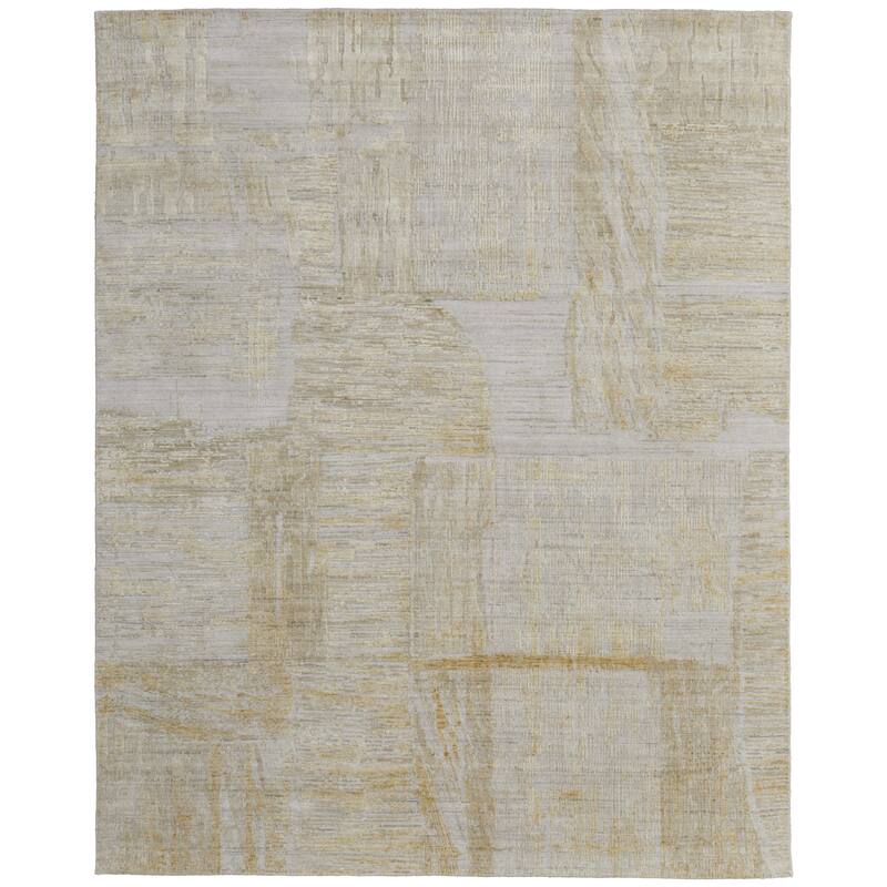 HomeRoots Abstract Modern Rectangle Area Rug - 120.00 in. x 96.00 in. x 0.39 in.