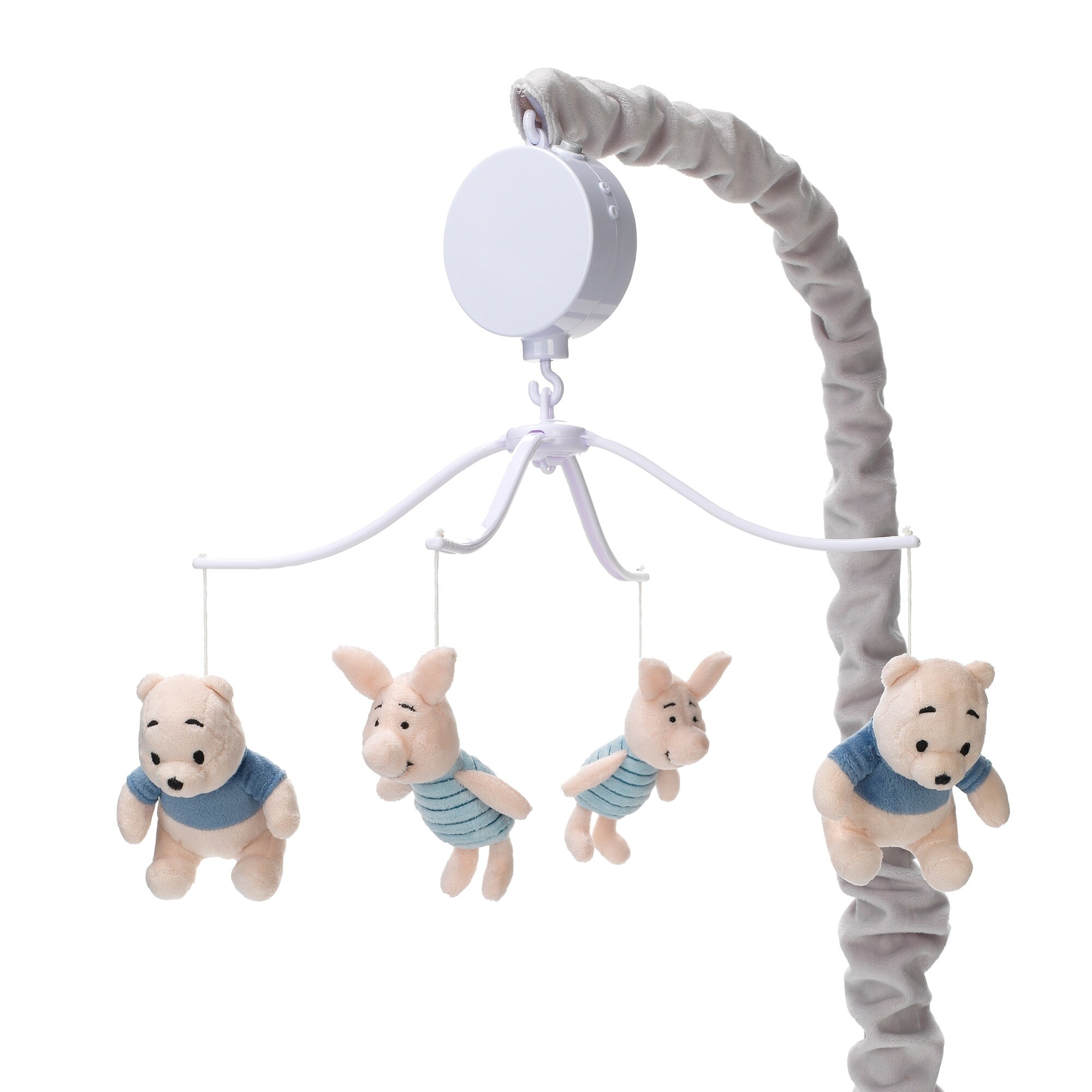 Disney Baby Forever Pooh Gray Beige Bear Musical Baby Crib Mobile