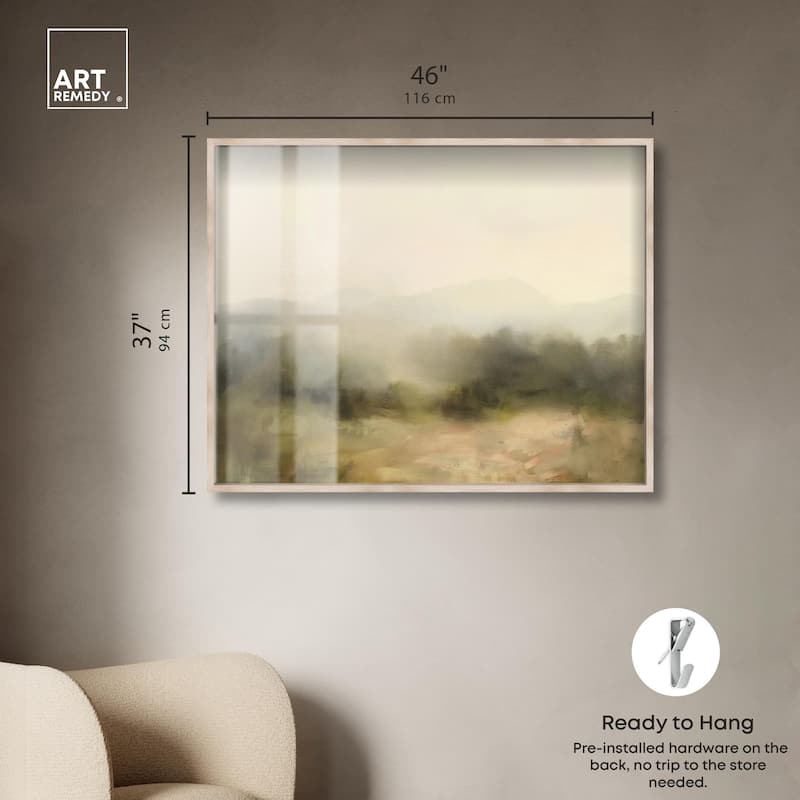 Haze Horizon Shadowbox by Art Remedy