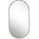 preview thumbnail 1 of 3, Beveled Oval Wall Mirror - 40" - Antique Gold