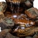 preview thumbnail 11 of 10, Alpine Corporation 20" Tall Indoor/Outdoor Stone River Rock Fountain with LED Lights
