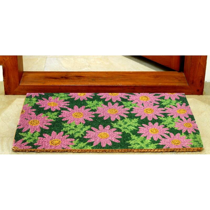 Daisy Floral Outdoor Door Mat