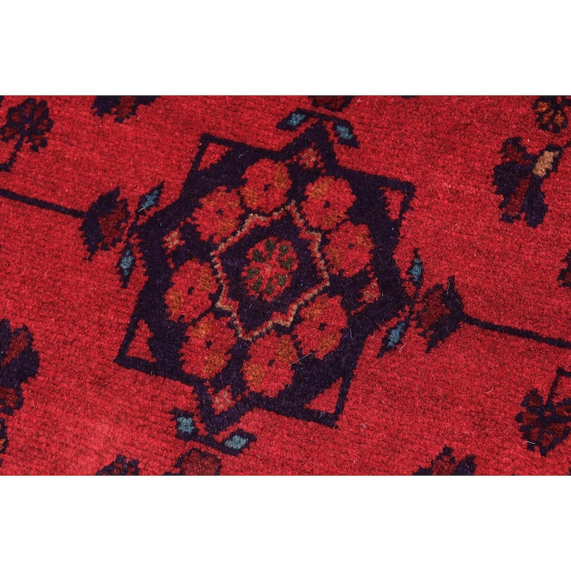 Southwestern Biljik Khal Mohammadi Taylor Red/Blue Rug - 2'7'' x 3'11''