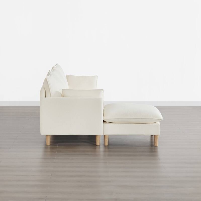 Spruce & Spring Oversized Couch Modular Sectional Sofa for Living Room