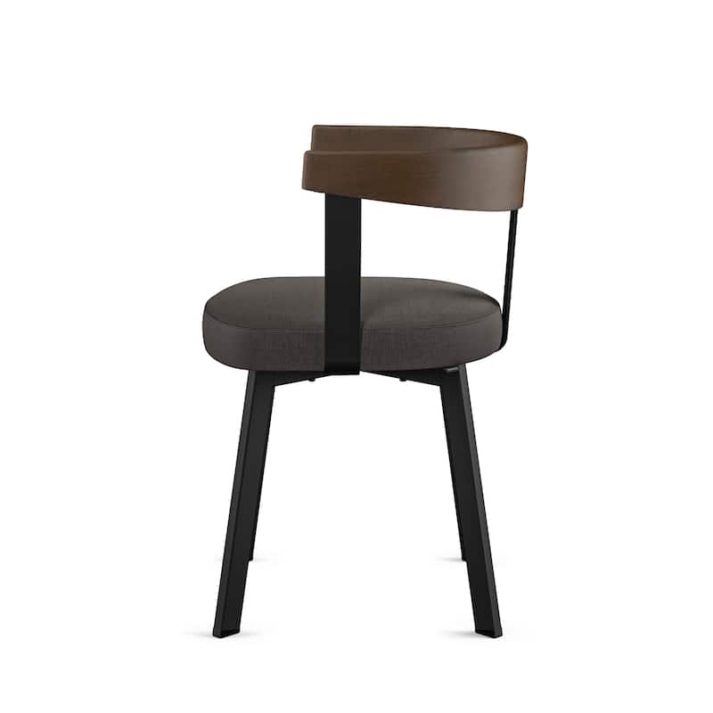 Amisco Lars Dining Chair with Wooden Backrest and Armrests