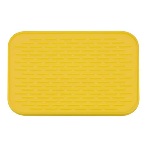 Silicone Dish Drying Mat, 8.5"x6" Under Sink Drain Pad Heat Resistant - 8.5 x 6 x 0.24 inch