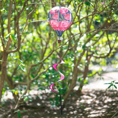 55" Peony Garden Welcome Balloon Spinner