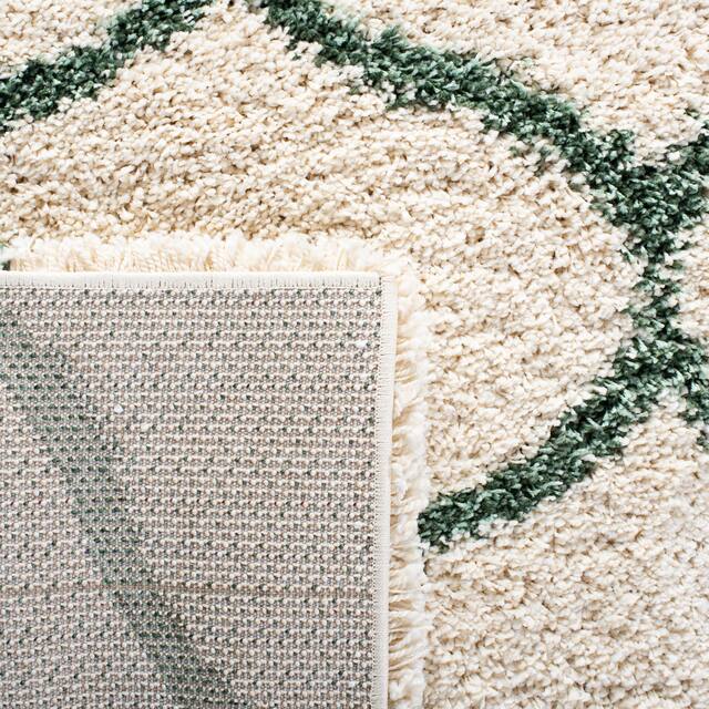 SAFAVIEH Hudson Shag Ogee Trellis 2-inch Thick Area Rug