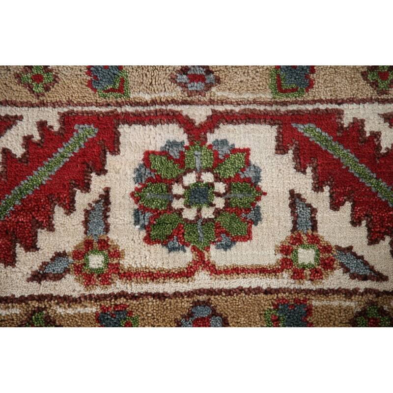 Oushak Oriental Area Rug Hand-Knotted Wool Carpet - 7'11"x 9'10"