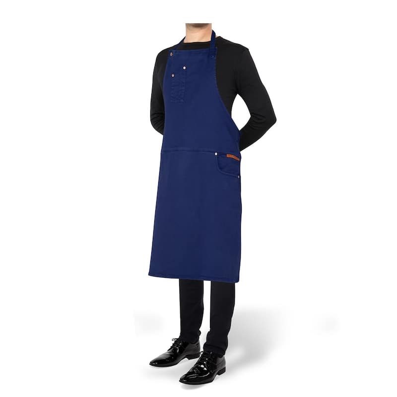Comfort Fit 5 Pocket Apron Dark Blue